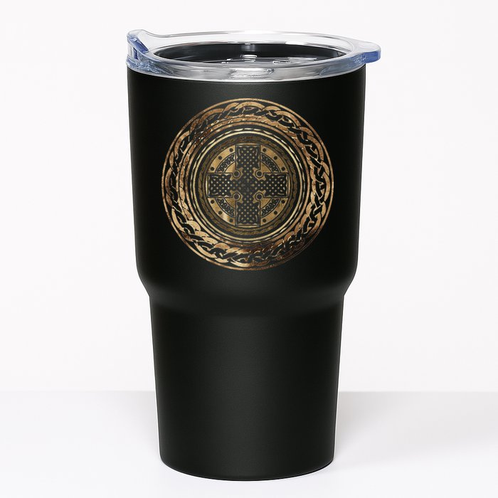 Celtic Cross Knot Irish Scottish Shield Warrior Graphic Tumbler