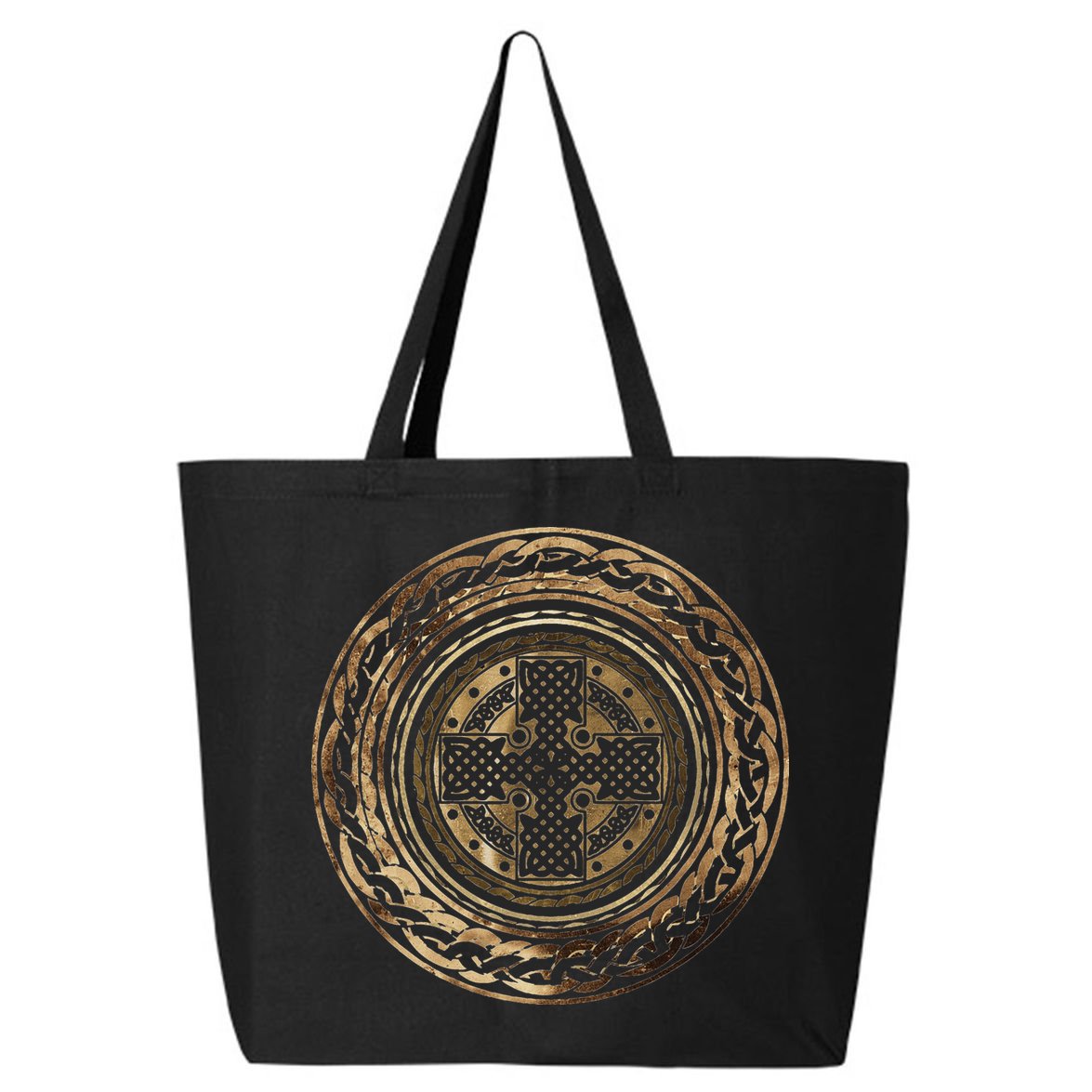 Celtic Cross Knot Irish Scottish Shield Warrior Graphic 25L Jumbo Tote
