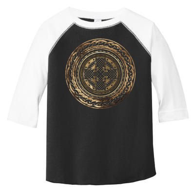 Celtic Cross Knot Irish Scottish Shield Warrior Graphic Toddler Fine Jersey T-Shirt