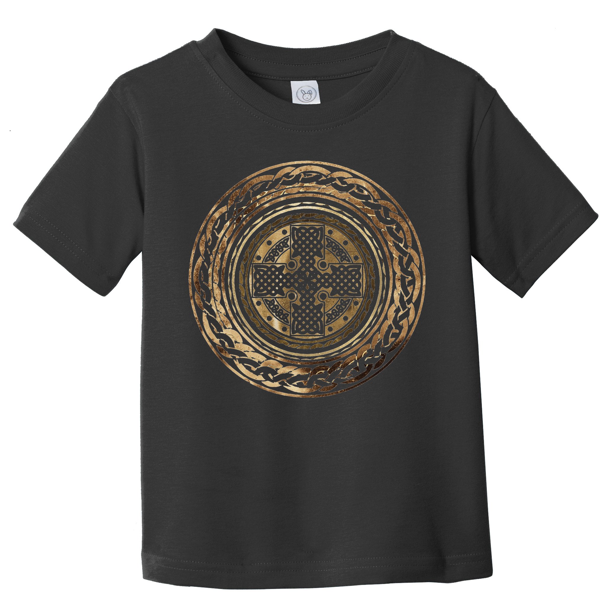 Celtic Cross Knot Irish Scottish Shield Warrior Graphic Toddler T-Shirt