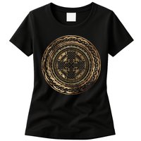 Celtic Cross Knot Irish Scottish Shield Warrior Graphic Womens T-Shirt