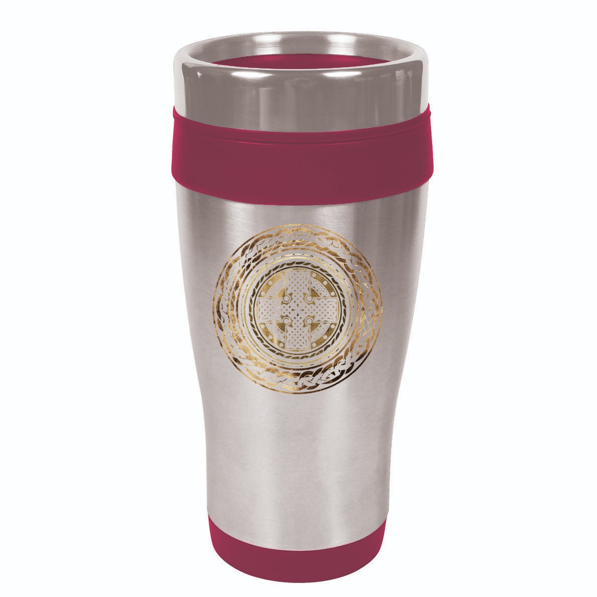 Celtic Cross Knot Irish Scottish Shield Warrior Graphic 16oz Travel Tumbler