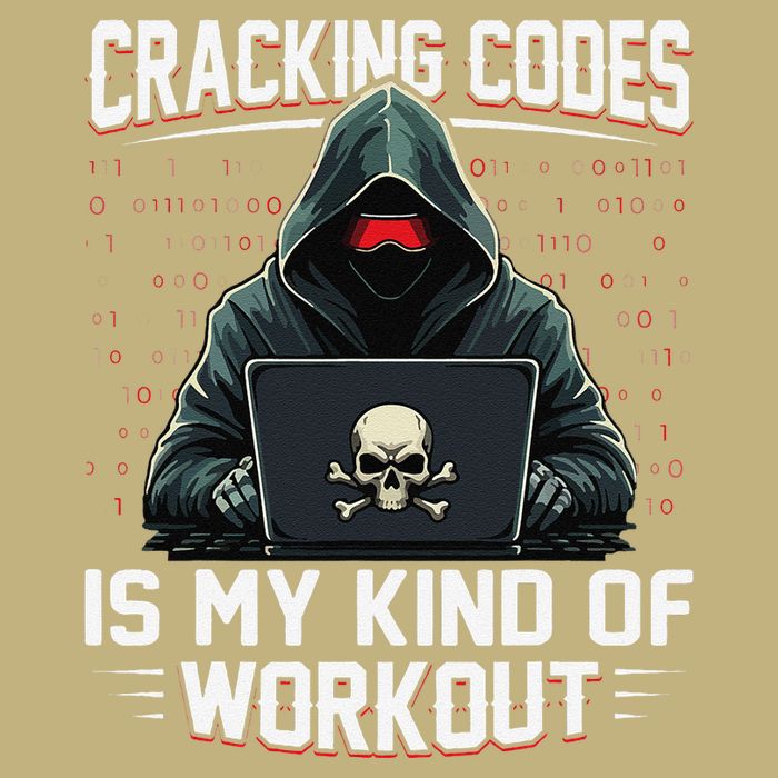 Cracking Codes Kind Of Workout Funny Cybersecurity Hacker Cooling Performance Long Sleeve Crew