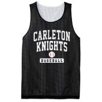 Carleton College Knights Baseball Arch Vintage Design Mesh Reversible Basketball Jersey Tank