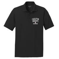 Carleton College Knights Baseball Arch Vintage Design PosiCharge RacerMesh Polo