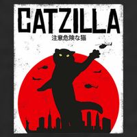 Catzilla Cat Kitten Feline Kitty Outfit Japan Movie Adult Drive Performance Visor