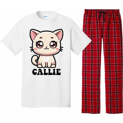 Callie Cute Kitty Cat Design For Name Callie Pajama Set