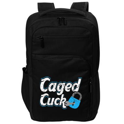 Caged Cuck Kinky Submissive Cuckold Boy Fetish Chastity Impact Tech Backpack