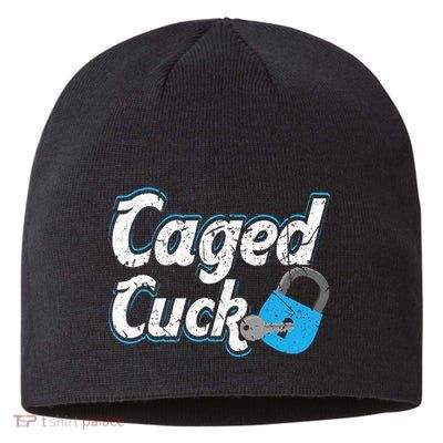 Caged Cuck Kinky Submissive Cuckold Boy Fetish Chastity Sustainable Beanie