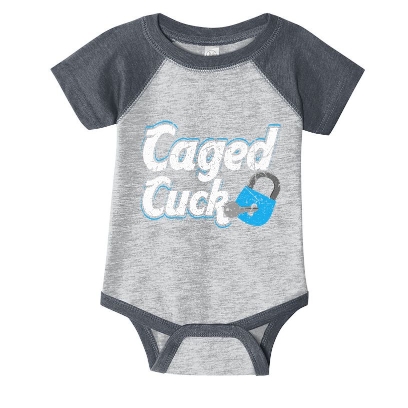 Caged Cuck Kinky Submissive Cuckold Boy Fetish Chastity Infant Baby Jersey Bodysuit
