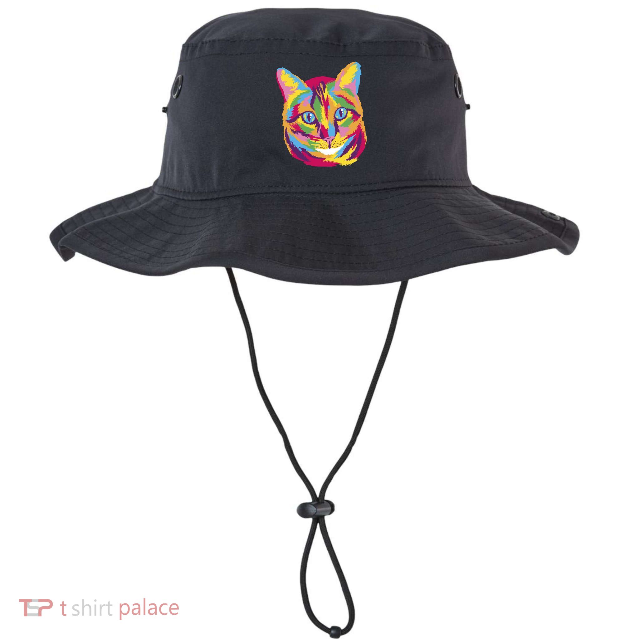 Colorful Cute Kitten Face Legacy Cool Fit Booney Bucket Hat