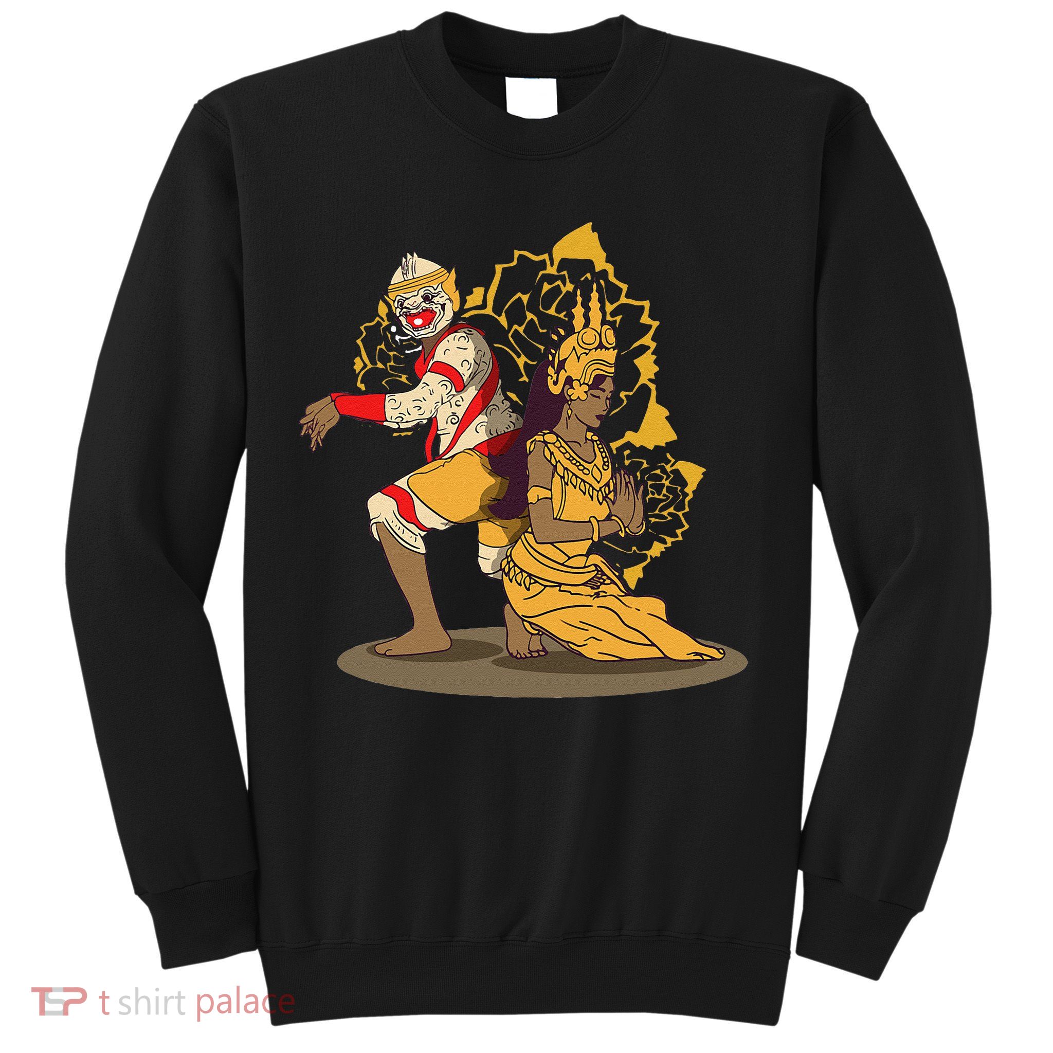 Cambodia Cambodian Khmer Traditional Dance Reamker Apsara Sweatshirt