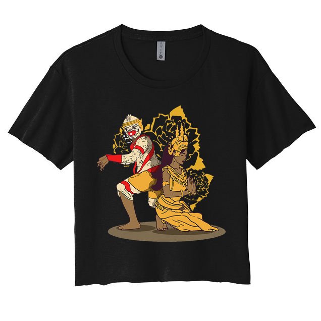 Cambodia Cambodian Khmer Traditional Dance Reamker Apsara Crop Top