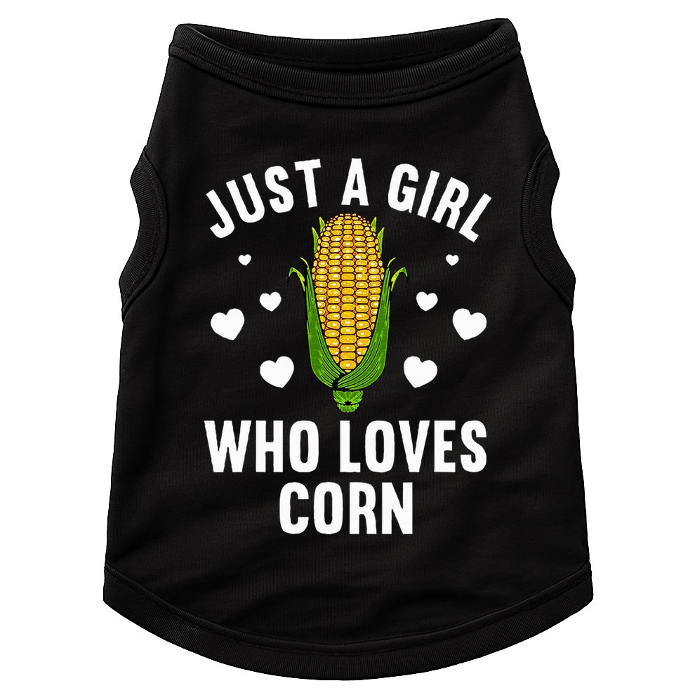 Cute Corn Kernel Corn Cob Lovers Doggie Tank