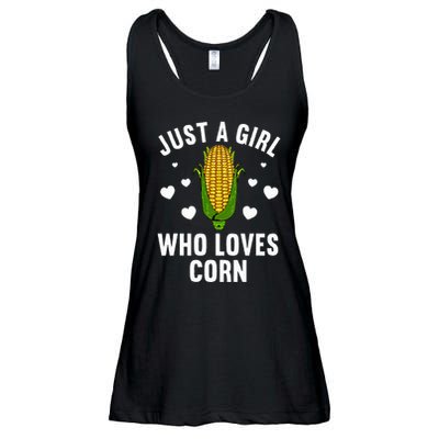 Cute Corn Kernel Corn Cob Lovers Ladies Essential Flowy Tank
