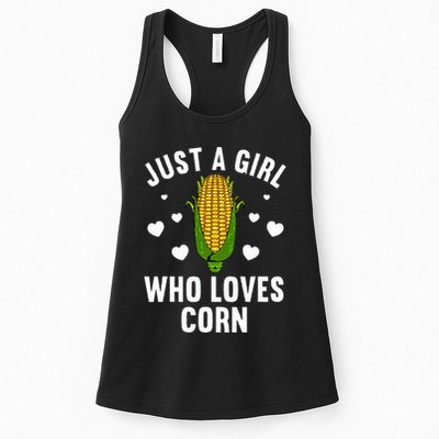 Cute Corn Kernel Corn Cob Lovers Womens Tank Top