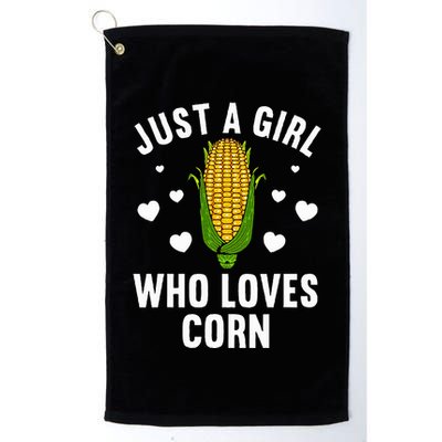 Cute Corn Kernel Corn Cob Lovers Golf Towel