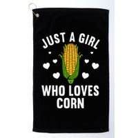 Cute Corn Kernel Corn Cob Lovers Golf Towel
