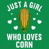 Cute Corn Kernel Corn Cob Lovers Magnet