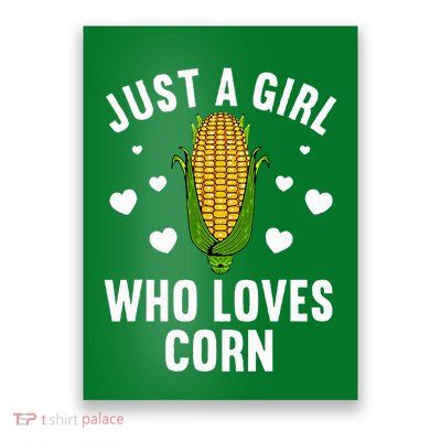 Cute Corn Kernel Corn Cob Lovers Poster