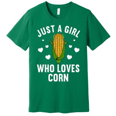 Cute Corn Kernel Corn Cob Lovers Premium T-Shirt