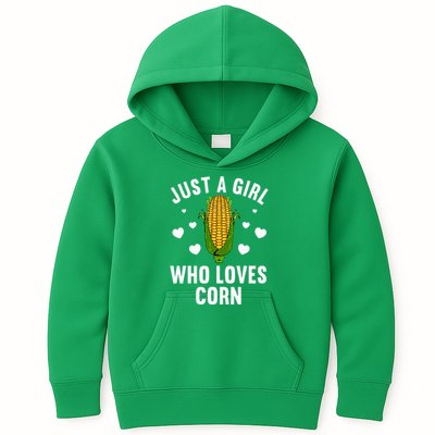 Cute Corn Kernel Corn Cob Lovers Kids Hoodie