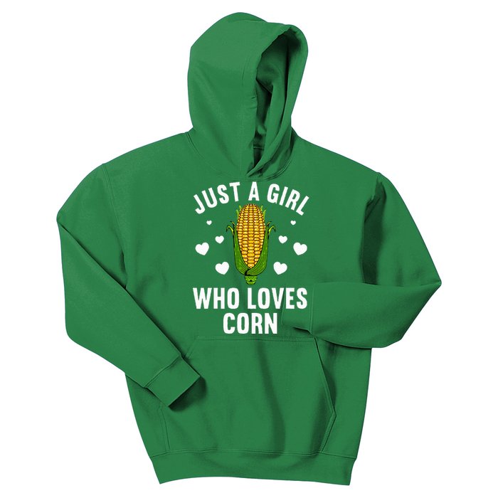 Cute Corn Kernel Corn Cob Lovers Kids Hoodie