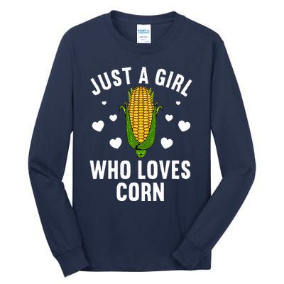 Cute Corn Kernel Corn Cob Lovers Tall Long Sleeve T-Shirt