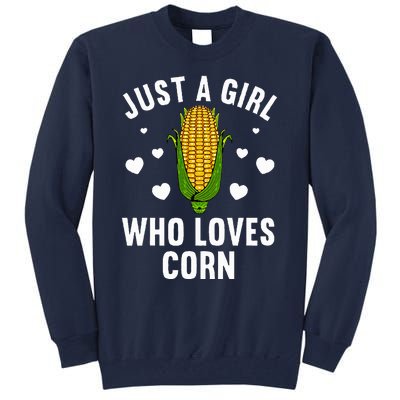 Cute Corn Kernel Corn Cob Lovers Tall Sweatshirt