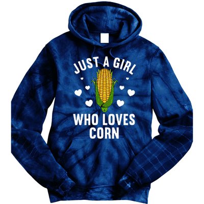 Cute Corn Kernel Corn Cob Lovers Tie Dye Hoodie