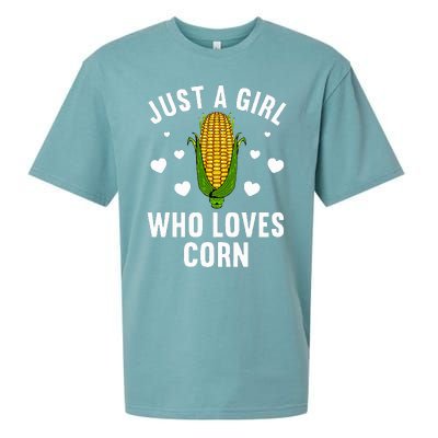 Cute Corn Kernel Corn Cob Lovers Sueded Cloud Jersey T-Shirt