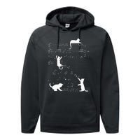 Cute Cat Kitty Playing Music Clef Piano Musician Art Performance Fleece Hoodie