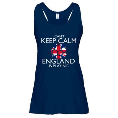 Cool Cant Keep Calm England Is Playing Soccer Ladies Essential Flowy Tank