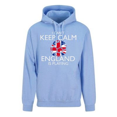 Cool Cant Keep Calm England Is Playing Soccer Unisex Surf Hoodie