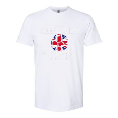 Cool Cant Keep Calm England Is Playing Soccer Softstyle CVC T-Shirt