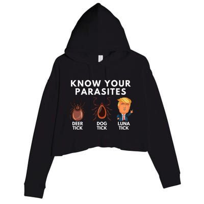 Comfort Colors Know Your Parasites Crop Fleece Hoodie