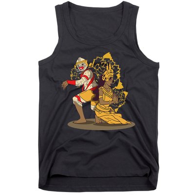 Cambodia Cambodian Khmer Traditional Dance Reamker Apsara Tank Top