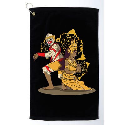 Cambodia Cambodian Khmer Traditional Dance Reamker Apsara Golf Towel