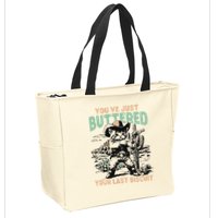 Cute Cowboy Kitten YouVe Just Buttered Your Last Biscuit Zip Tote Bag