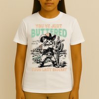 Cute Cowboy Kitten YouVe Just Buttered Your Last Biscuit T-Shirt