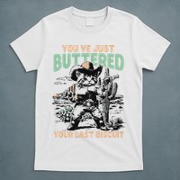 Cute Cowboy Kitten YouVe Just Buttered Your Last Biscuit T-Shirt