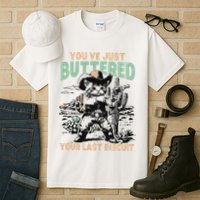 Cute Cowboy Kitten YouVe Just Buttered Your Last Biscuit Tall T-Shirt