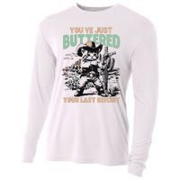 Cute Cowboy Kitten YouVe Just Buttered Your Last Biscuit Cooling Performance Long Sleeve Crew