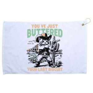 Cute Cowboy Kitten YouVe Just Buttered Your Last Biscuit Grommeted Golf Towel