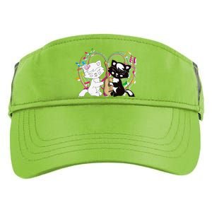 Cute Cat Kitty Playing Music Note Clef Musician Art Adult Drive Performance Visor