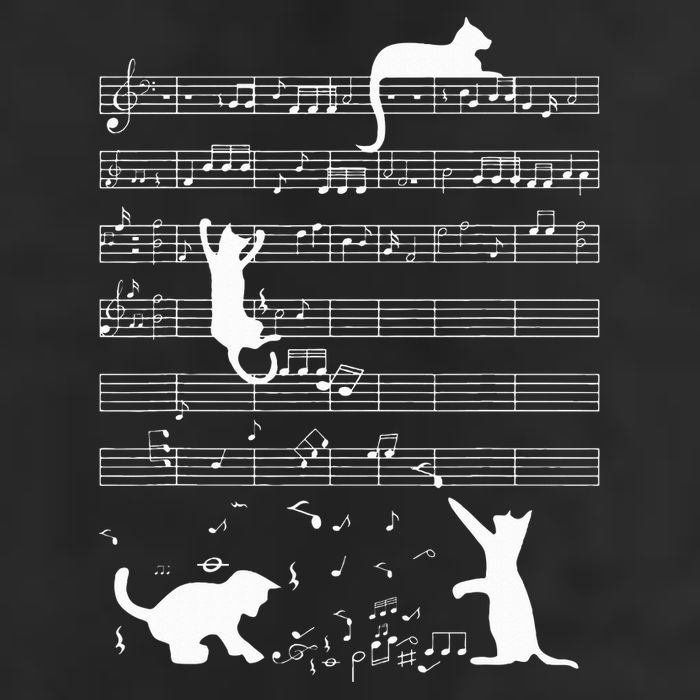 Cute Cat Kitty Playing Music Note Cool Comfort Performance Bucket Hat