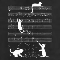 Cute Cat Kitty Playing Music Note Adult Drive Performance Visor