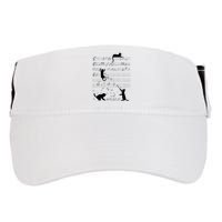 Cute Cat Kitty Playing Music Note Clef Musician Art Adult Drive Performance Visor