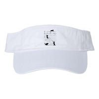 Cute Cat Kitty Playing Music Note Clef Musician Art Visor
