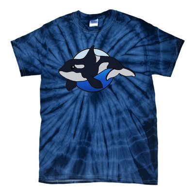 Cute Cartoon Killer Whale For Animal Lovers And Enthusiasts Tie-Dye T-Shirt